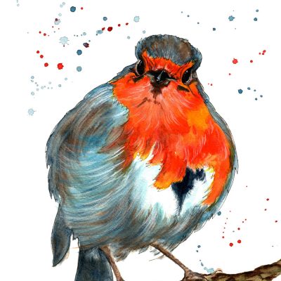 Jon the Robin - Original Watercolour - For Sale