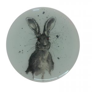 "Mr Grey" - Recycled Glass Wall Panel 20" Diameter